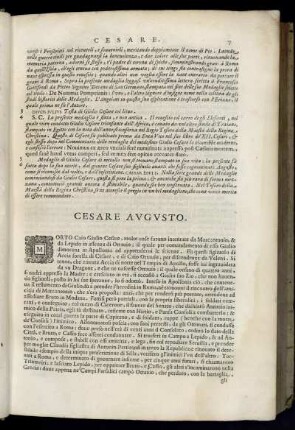 Cesare Augusto.