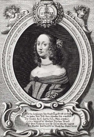 Bildnis Erdmuthe Sophie, Markgräfin von Brandenburg (-Bayreuth)
