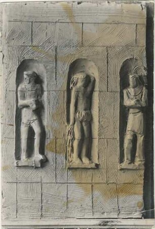 Allegorien der Erdteile: Relief: Tonmodell;