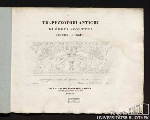 Trapezzofori antichi di Greca scoltura : discorso
