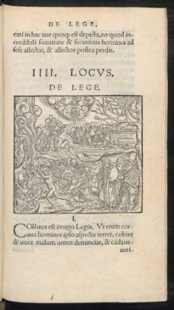 IIII. Locus. De Lege.