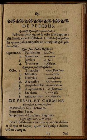 De Pedibus.