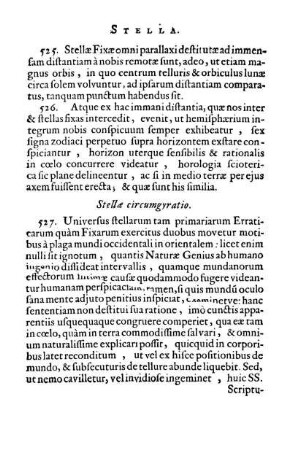 Stellæ circumgyratio.