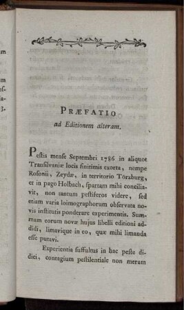 Praefatio ad Editionem alteram.