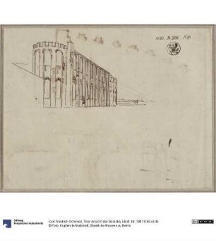 Trier. Ansicht der Basilika