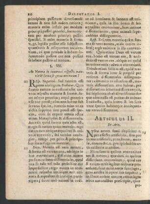 Articulus II. De Arte.