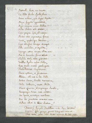 [Huldigung von Anonymus an François-Joseph Terrasse Desbillons]