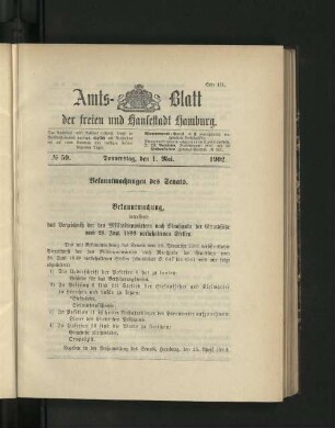 No. 59. 1. Mai. 1902.