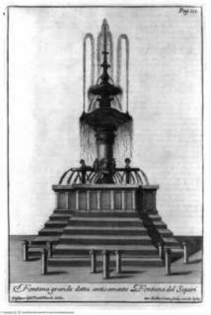 Istoria della citta di Viterbo - Tav. p. 111: Fontana Grande