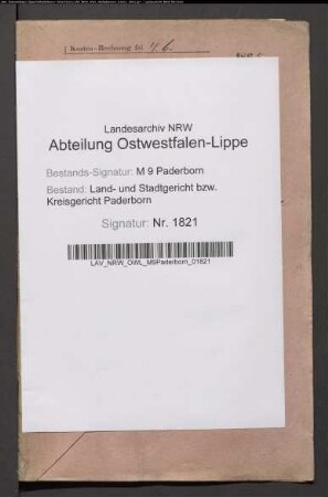 Erblasser: Kluthe, Ludowica: