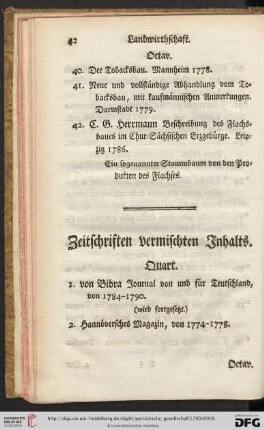 Zeitschriften vermischten Inhalts