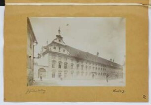 Jesuitenkolleg, Amberg: Ansicht (aus: Skizzen- und Fotoalbum 15)