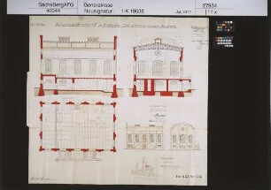 Brikettwerke Dora und Helene bei Großzössen; Zentrale für die Brikettfabrik II