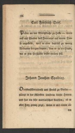 Johann Joachim Spalding.