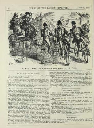 A novel idea. To Brighton and back in no time