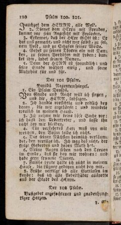 120-138, Psalm 101 - 110.