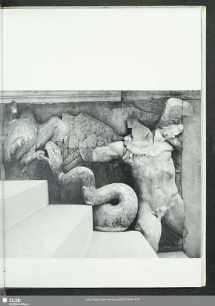 28 La frise ouest: La paroi sud de l'escalier, géant, Bro …