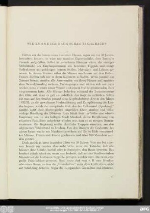Wie Komme Ich Nach Schah-Tscheragh?