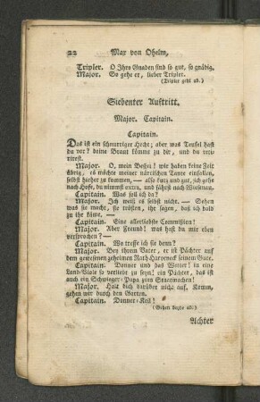 [Siebenter Auftritt. - Eilfter Auftritt.]