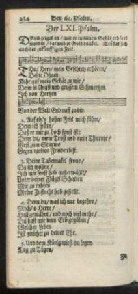 Der LXI. - LXX. Psalm. = Psalmus LXI. - LXX.