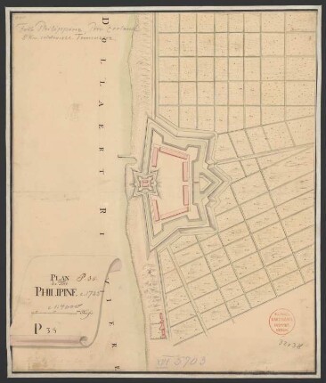 Plan du Fort Philipine