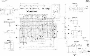 Göppingen: Kellergeschoss Bauteil 3 Schal- und Positionsplan