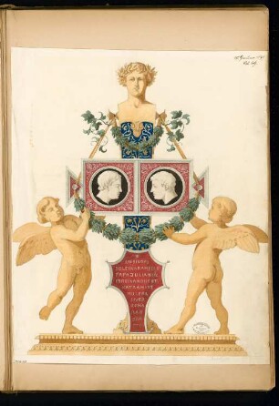 Gedenktafel Monatskonkurrenz Januar 1879: Vorderansicht