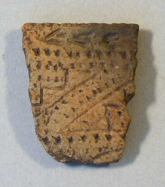 Fragment eines Gefäßes