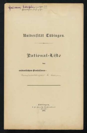 Nationalliste Dr. Gradmann