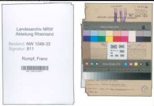 Entnazifizierung Franz Rumpf , geb. 04.04.1911 (Lehrer)