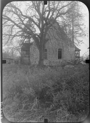 Saßleben-Kalkwitz (Calau-Saßleben). Dorfkirche (2. H. 15. Jh., Erneuerung 1720). Ansicht von Osten