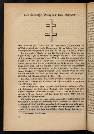 62-66, 5. Das Lothringer Kreuz