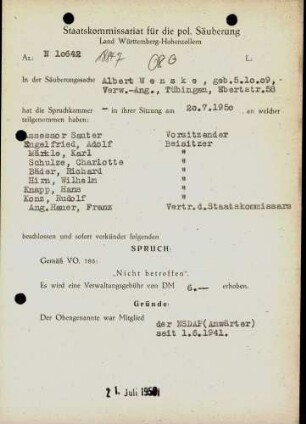Wenske, Albert