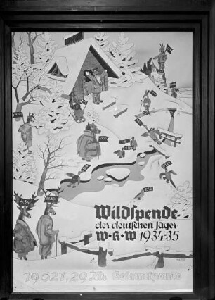 Wildspende der deutschen Jäger 1934/1935 für das Winterhilfswerk