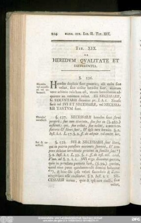 Tit. XIX. De Heredum Qualitate Et Differentia.