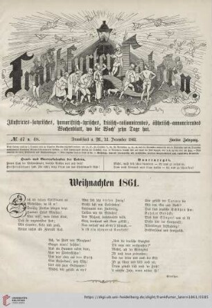No. 47 u. 48, Frankfurt a. M., 24. December 1861, Zweiter Jahrgang