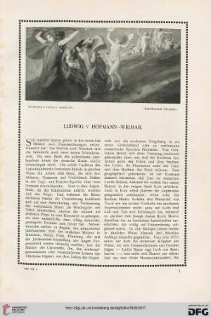 Ludwig v. Hofmann - Weimar