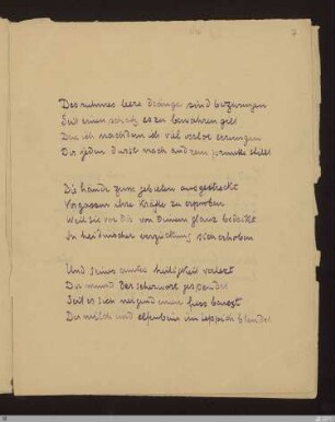 Des ruhmes leere dränge sind bezwungen : [SW III: H14]; [SW III, S. 92/146]