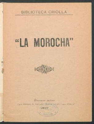 La morocha