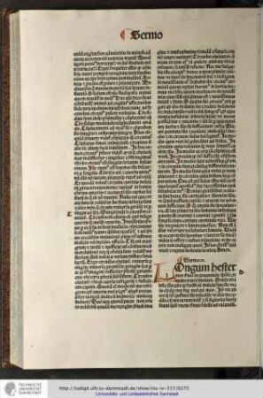 Longum hesternus sermo in exequendo speciose circuitu traxit limitem, gratie tibi domine Ihesu Christe quod fecisti tam dulcia faucibus meis eloquia tua...