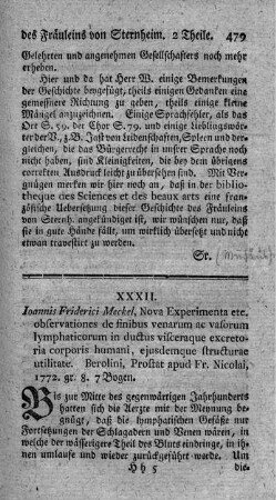 Nova experimenta et observationes de finibus venarum ac vasorum lymphaticarum.