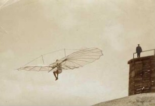 Fotografie Flugversuch Otto Lilienthals (F0831)