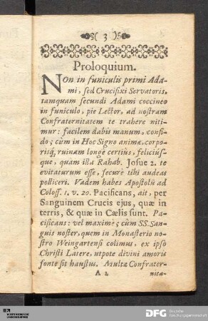 Proloquium.