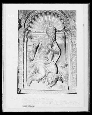 Altar des Heiligen Hieronymus, Detail Hauptgeschoss: Heiliger Hieronymus