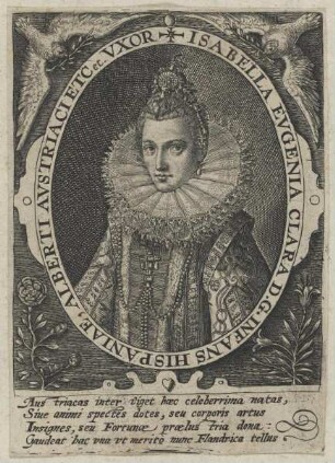 Bildnis der Isabella Evgenia Clara, Infantin von Spanien