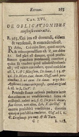 Cap. XVI. De Obligationibus consensu contractis.