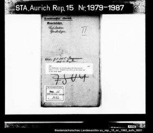 Die Bemühungen um Unterbringung des Schornsteinfegers J.C.W.C. Bergmann aus Celle im Amt Berum und in der Stadt Emden