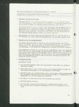 Lehrgang 04: Praxisgerechtes Maschinenschreiben