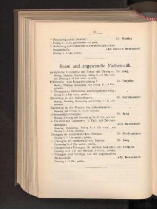 Reine und angewandte Mathematik.