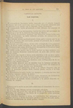Capítulo octavo. - Las nupcias.